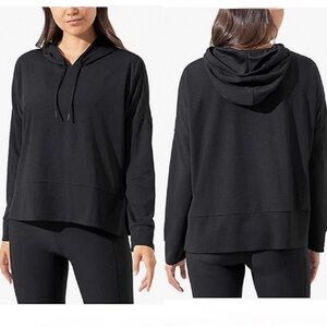 Mondetta Ottoman Performance Black Hoodie Ladies Medium